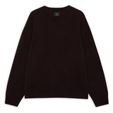 Anine Bing Lee Crew Sweater in Deep Brown