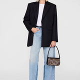 Anine Bing Mini Elly Bag in Leopard