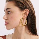 Anna Rossi Big Hoop Earring in Gold