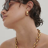Anna Rossi Coffee Bean Dream Necklace in Gold