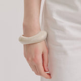Anna Rossi Contour Bangle in Bone