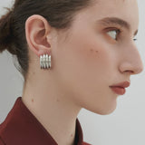 Anna Rossi Europa Earring in Gunmetal