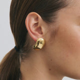 Anna Rossi Funhouse Mirror Earring in Gold