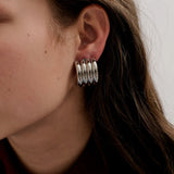 Anna Rossi Milano Earring in Gunmetal