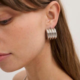 Anna Rossi Milano Earring in Gunmetal