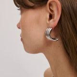 Anna Rossi Milano Earring in Gunmetal