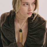 Anna Rossi Tassel Chain Necklace in Gold