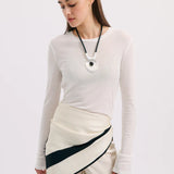 Anna Rossi Agnes Pendant Necklace in Gunmetal