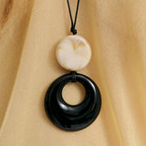Anna Rossi Alba Necklace in Black