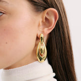 Anna Rossi Bloom Drop Earring in Gold
