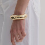 Anna Rossi Dome Bangle in Gold