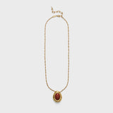 Anni Lu Cherry On Top Necklace in Gold