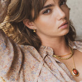 Anni Lu Cherry On Top Necklace in Gold