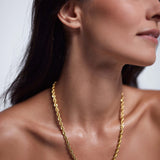 Anni Lu Golden Rope Necklace in Gold