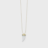 Anni Lu Jaws Big Wave Necklace in Gold