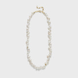 Anni Lu Pearly Drop Necklace in Gold
