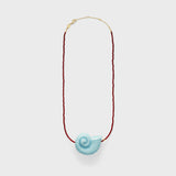 Anni Lu Nautilus Necklace in Seafoam Berry