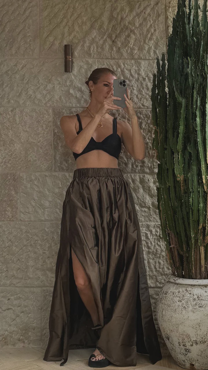 Artclub Cucciolo Skirt in Brown Sugar