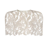 Artclub Florentine Lace Capelet in Buttermilk