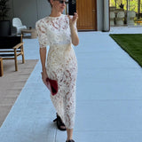 Artclub Florentine Lace Capelet in Buttermilk