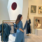 Artclub Paradiso Wrap Dress Long in Cielo - outfit inspiration