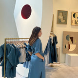 Artclub Paradiso Wrap Dress Long in Cielo - outfit inspiration