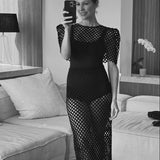 Artclub Villa Savoye Summer Capelet in Noir