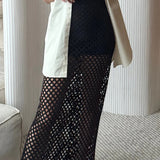 Artclub Villa Savoye Skirt in Noir