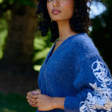 Aston Studio Agnes Cardi in Royal