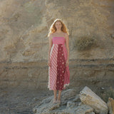 Aston Studio Rue Dress in Redcurrant Multi