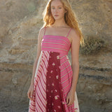 Aston Studio Rue Dress in Redcurrant Multi