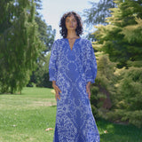 Aston Studio Doris Dress in Royal and Antique