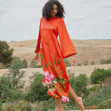 Aston Studio Heidi Dress in Ruby Rose