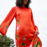 Aston Studio Heidi Dress in Ruby Rose