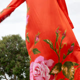 Aston Studio Heidi Dress in Ruby Rose