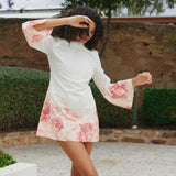 Aston Studio Maggie Dress in Peony and Antique