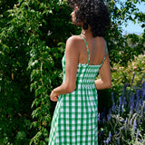 Aston Studio Molly Dress in Leaf Gingham