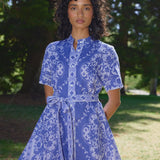 Aston Studio Nami Dress in Royal and Antique