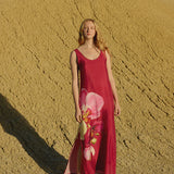 Aston Studio Poppy Dress in Redcurrant Phalae