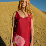 Aston Studio Poppy Dress in Redcurrant Phalae