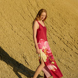 Aston Studio Poppy Dress in Redcurrant Phalae