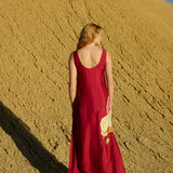 Aston Studio Poppy Dress in Redcurrant Phalae