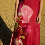 Aston Studio Poppy Dress in Redcurrant Phalae