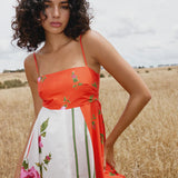 Aston Studio Rue Dress in Ruby Antique Rose