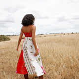 Aston Studio Rue Dress in Ruby Antique Rose