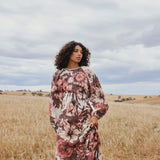 Aston Studio Vince Dress in Vintage Rose