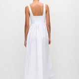 Matteau Bralette Midi Dress in White