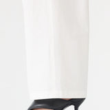 Bassike Crushed Cotton Minimal Pant in Natural