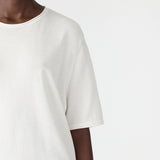 Bassike Mercercised Cotton Boxy Knit in Natural