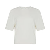 Bassike Mercercised Cotton Boxy Knit in Natural